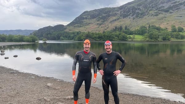 Andrew and David's Windermere End to End Swim Fundraiser