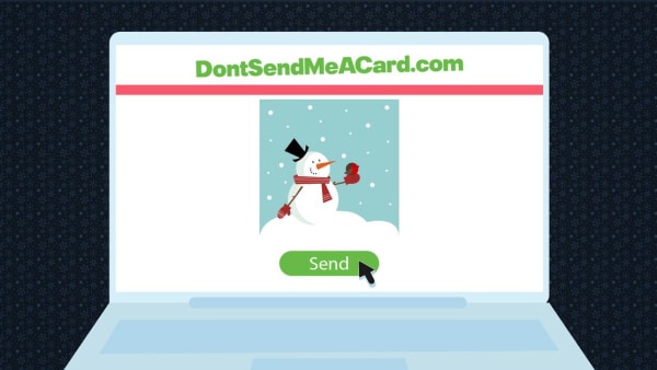 Send eCards with dontsendmeacard.com
